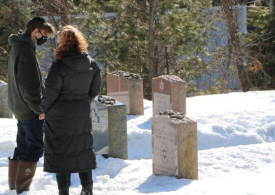 Jewish Cemetery in winterCongregation Shaara Tfille