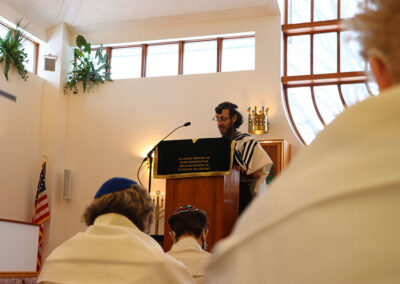 Rabbi Boaz Marmon Speaking in Saratoga Jewish Congregation Shaara Tfille