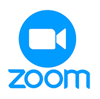 Logo for Zoom video conferencing.