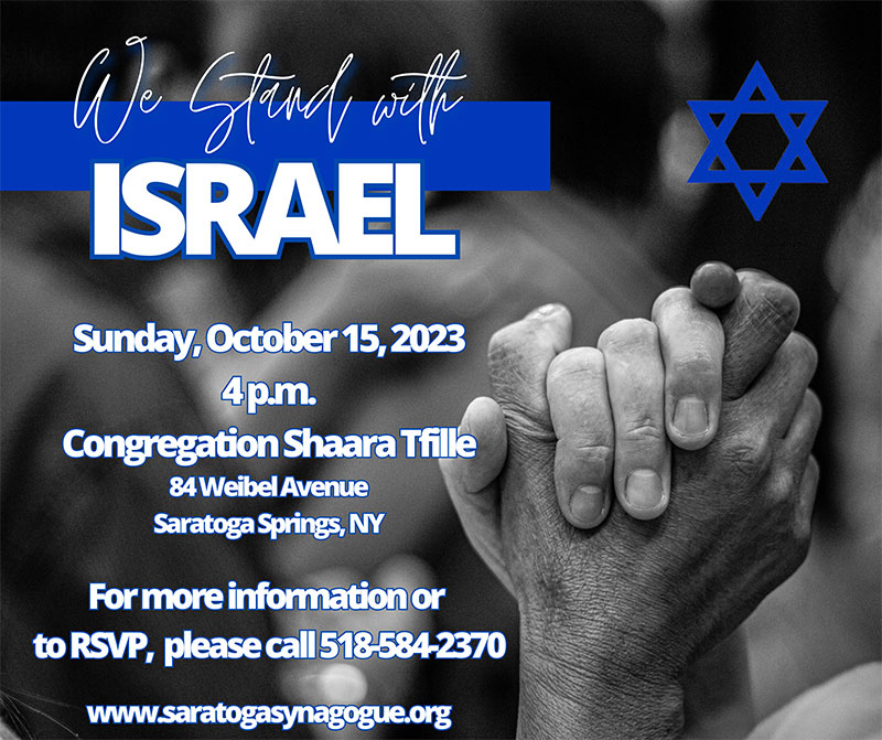 We stand with Israel event October 16, 2023