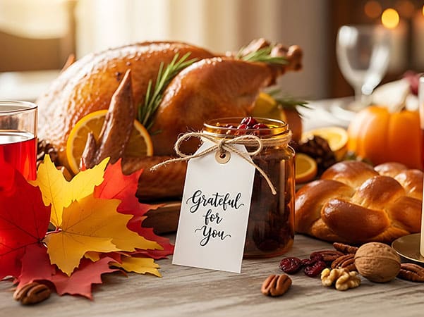 Thanksgiving turkey with all the trimmings